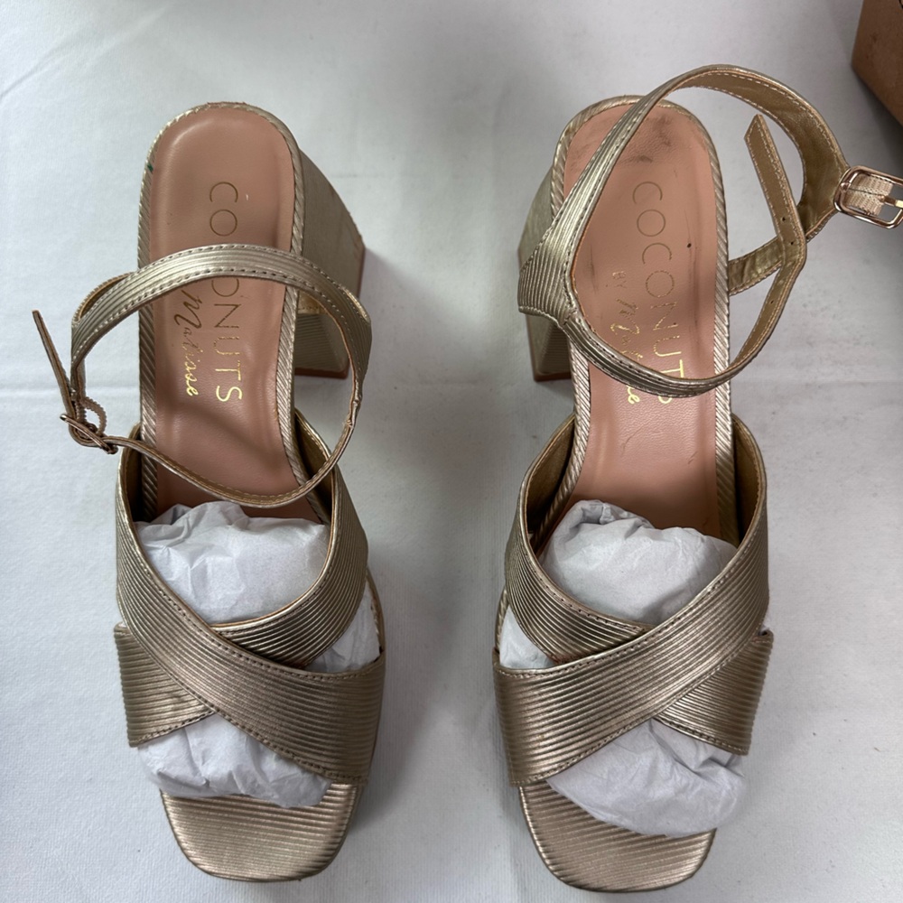 MATISSE Gold Robin Heels - Picture 5 of 12
